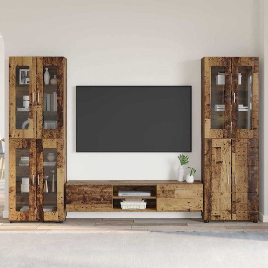 Set mobile TV FLORIN 3 pcs Legno vecchio Legno multistrato