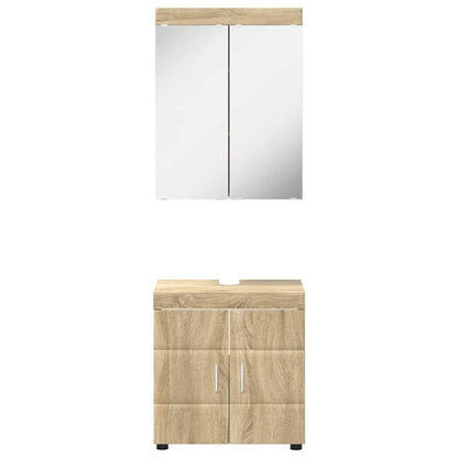 Set di mobili per il bagno TULUM 2 pz Rovere Sonoma | homemem39