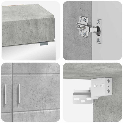 Set di mobili per il bagno TULUM 2 pcs Grigio cemento | homemem39
