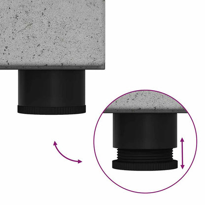 Set di mobili per il bagno TULUM 2 pcs Grigio cemento | homemem39