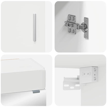 Set di mobili per il bagno TULUM 3 pcs Bianco 60 x 34 x 63 cm | homemem39