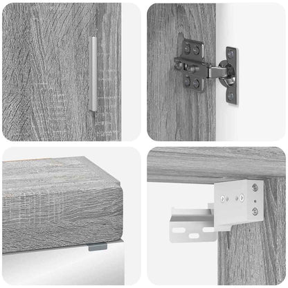 Set di mobili per il bagno TULUM 3 pcs Grigio Sonoma | homemem39
