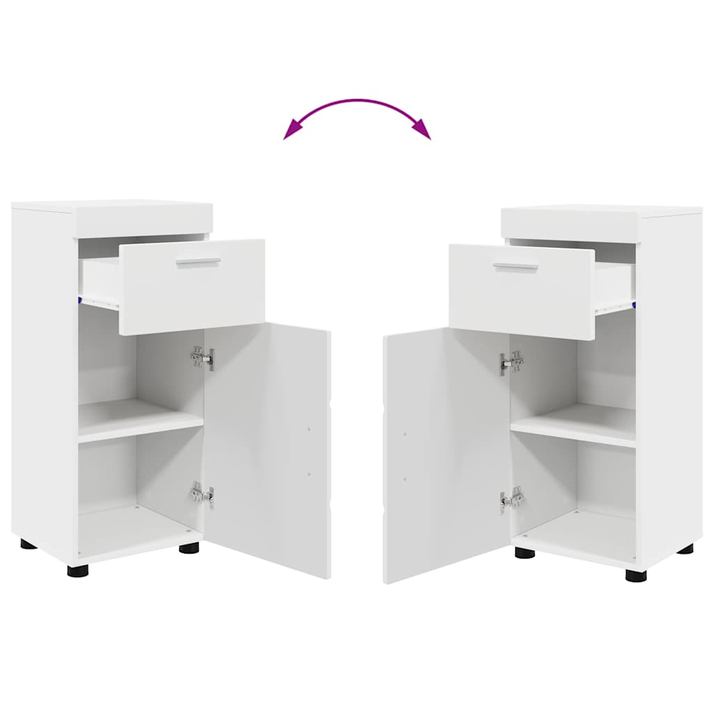 Set di mobili per il bagno TULUM 4 pcs Bianco 60 x 34 x 63 cm | homemem39