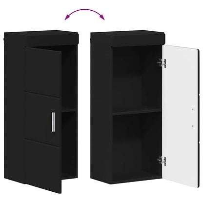 Set di mobili per il bagno TULUM 4 pcs Nero 60 x 34 x 63 cm | homemem39