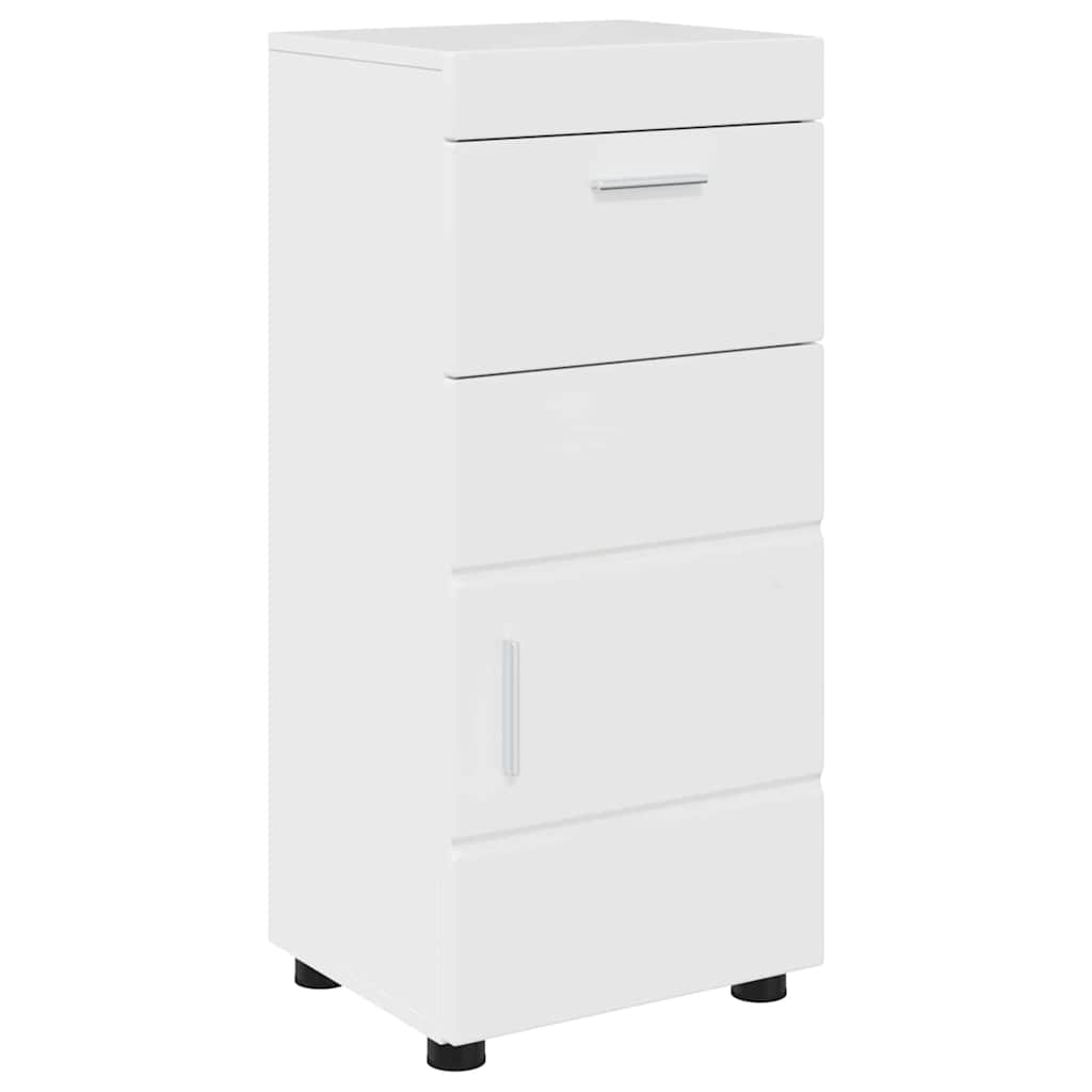 Set di mobili per il bagno TULUM 4 pz Bianco Lucido | homemem39