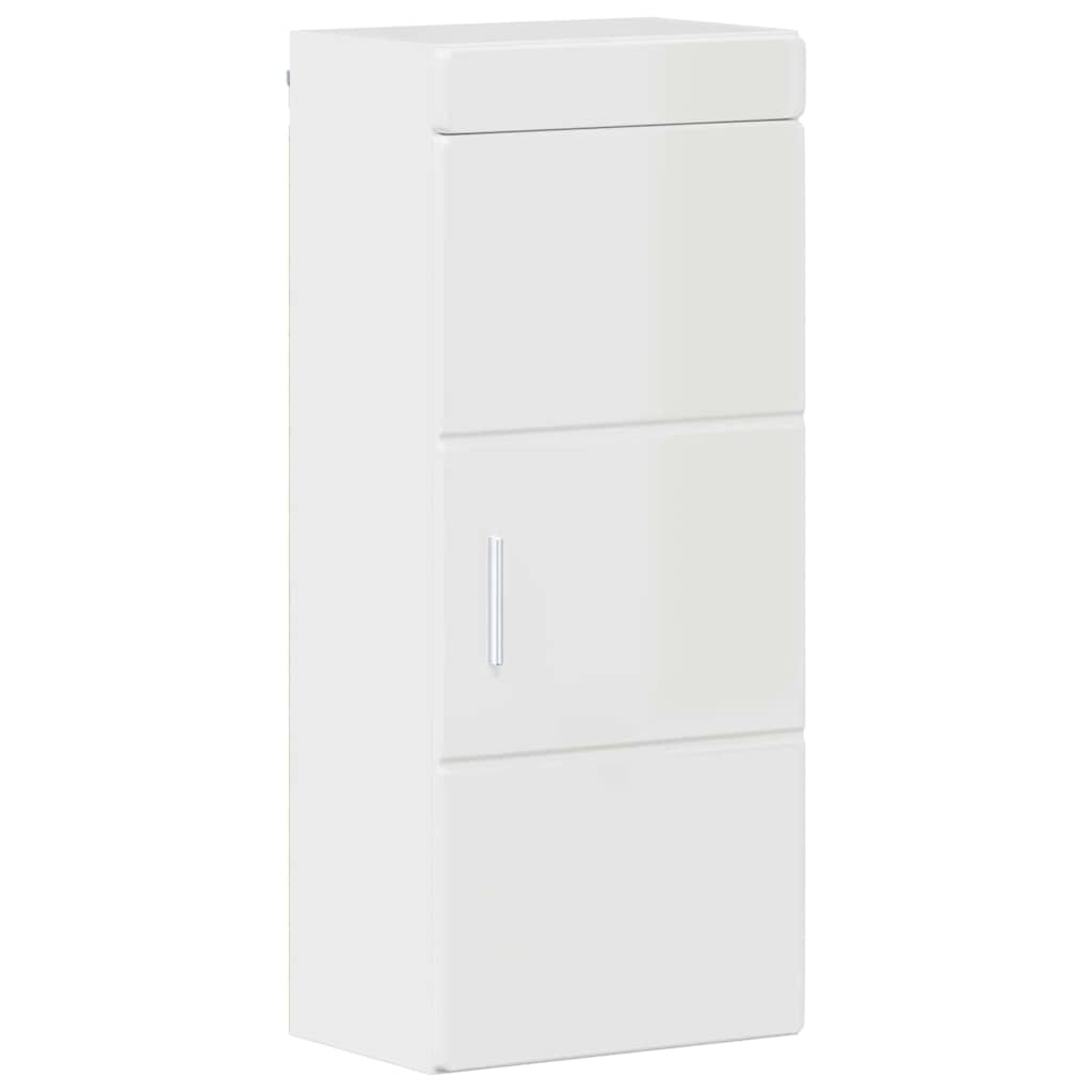 Set di mobili per il bagno TULUM 4 pz Bianco Lucido | homemem39