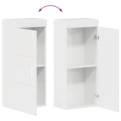 Set di mobili per il bagno TULUM 4 pz Bianco Lucido | homemem39