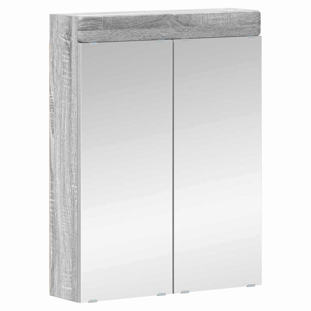 Set di mobili per il bagno TULUM 4 pcs Grigio Sonoma | homemem39