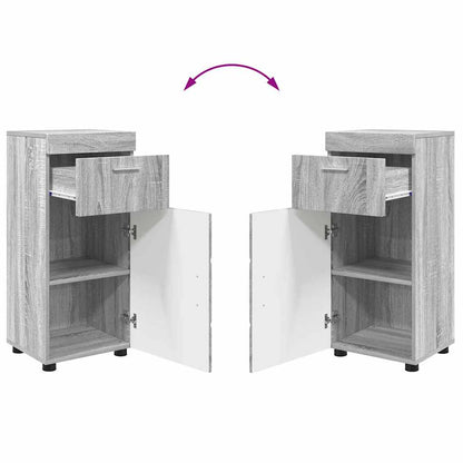 Set di mobili per il bagno TULUM 4 pcs Grigio Sonoma | homemem39