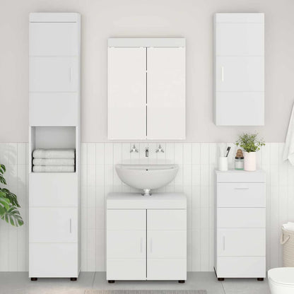 Set di mobili per il bagno TULUM 5 pcs Bianco 60 x 34 x 63 cm | homemem39