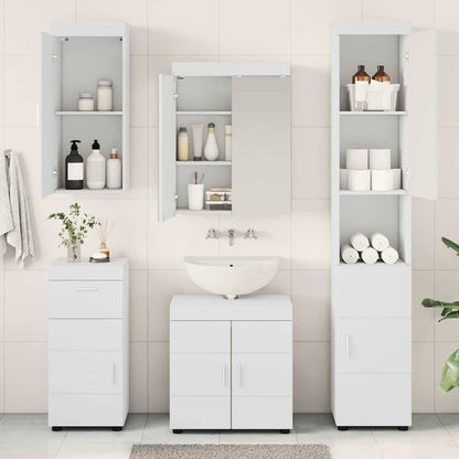 Set di mobili per il bagno TULUM 5 pcs Bianco 60 x 34 x 63 cm | homemem39