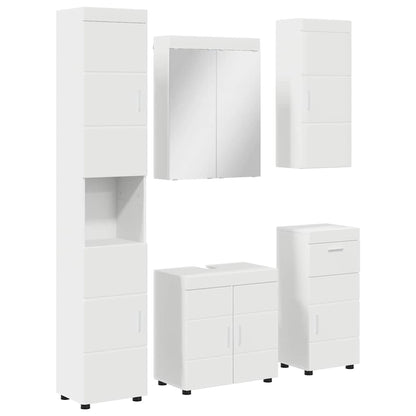 Set di mobili per il bagno TULUM 5 pcs Bianco 60 x 34 x 63 cm | homemem39