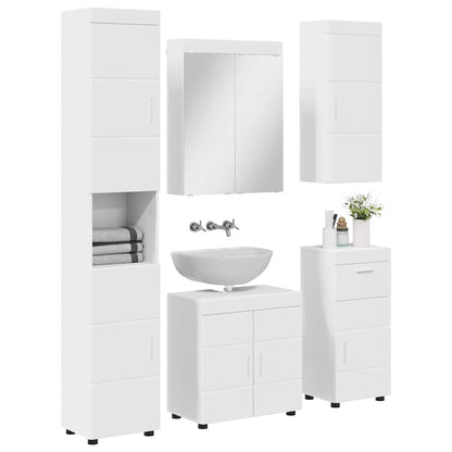 Set di mobili per il bagno TULUM 5 pcs Bianco 60 x 34 x 63 cm | homemem39