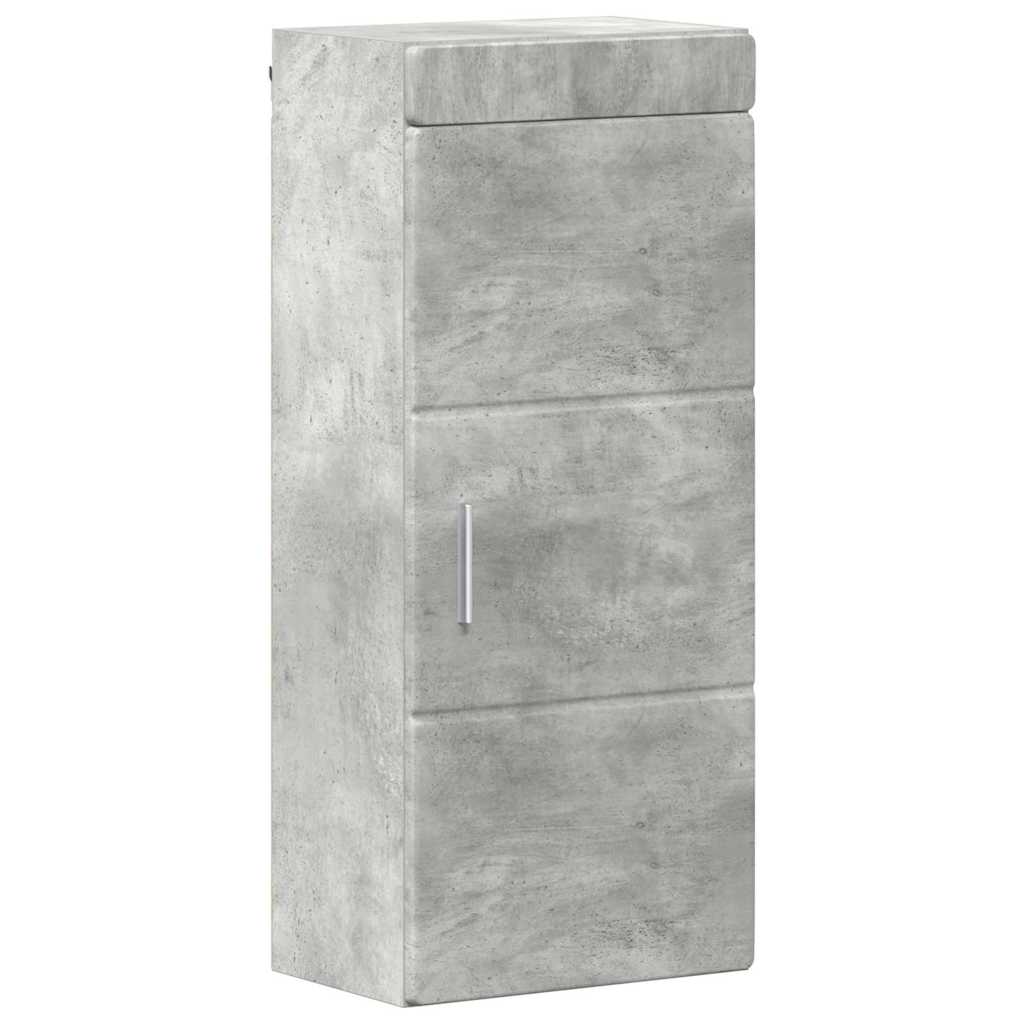 Set di mobili per il bagno TULUM 5 pz Grigio cemento | homemem39