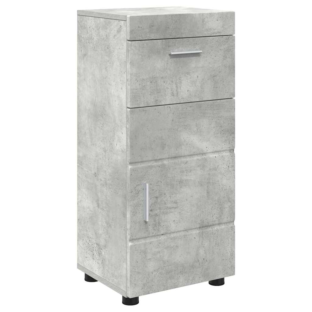 Set di mobili per il bagno TULUM 5 pz Grigio cemento | homemem39