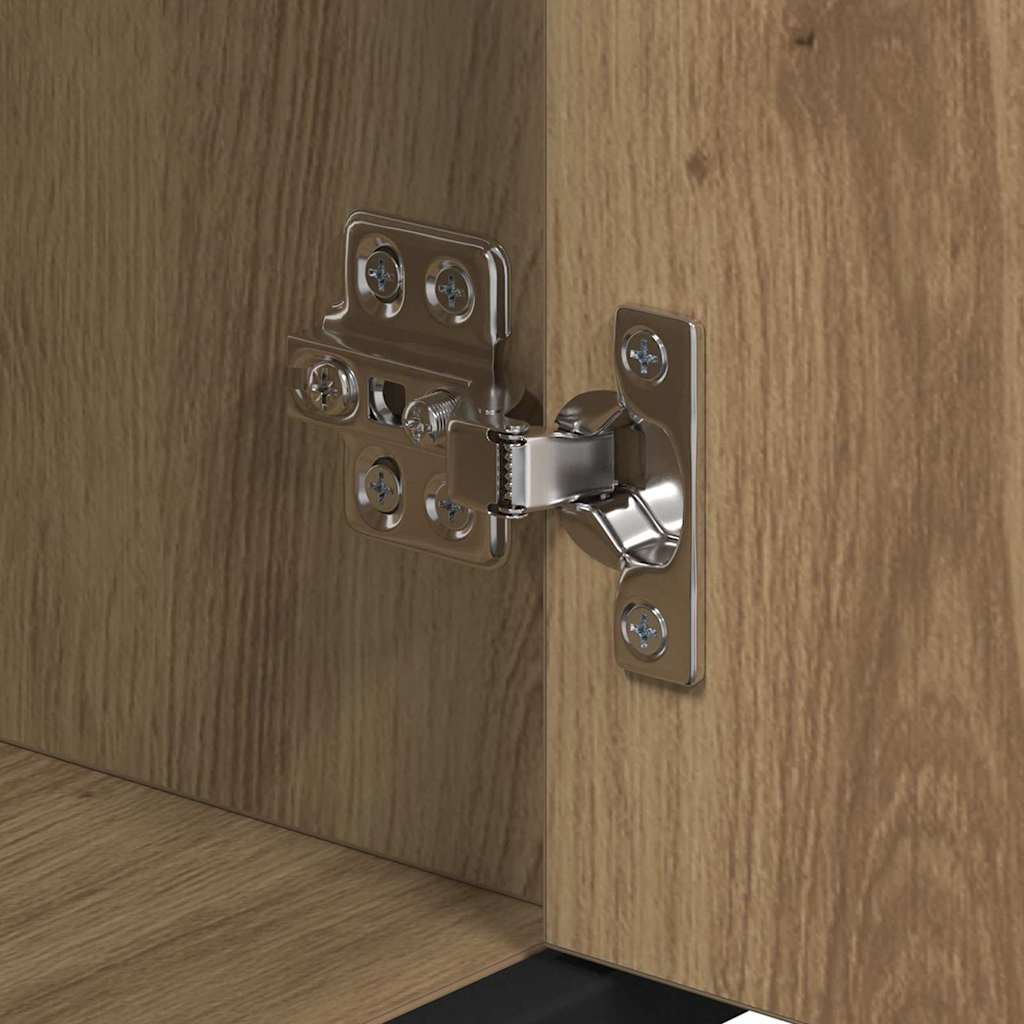 Set di mobili per il bagno con lo scaffale Rovere artigianale | homemem39