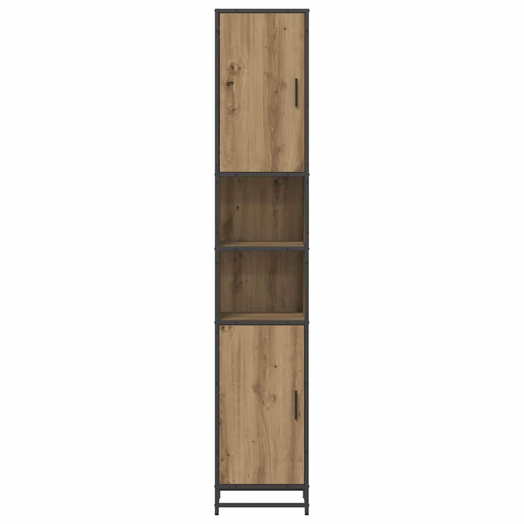 Set di mobili per il bagno con lo scaffale Rovere artigianale | homemem39
