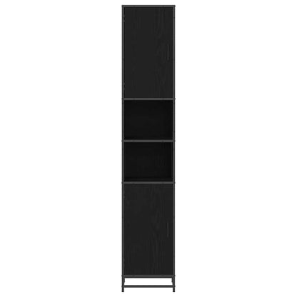 Set di mobili per il bagno Rovere Nero 35 x 37,5 x 188,5 cm | homemem39