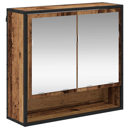 Set di mobili per il bagno con cassetto 3 pcs Legno vecchio | homemem39