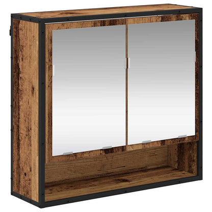 Set di mobili per il bagno con cassetto 3 pcs Legno vecchio | homemem39