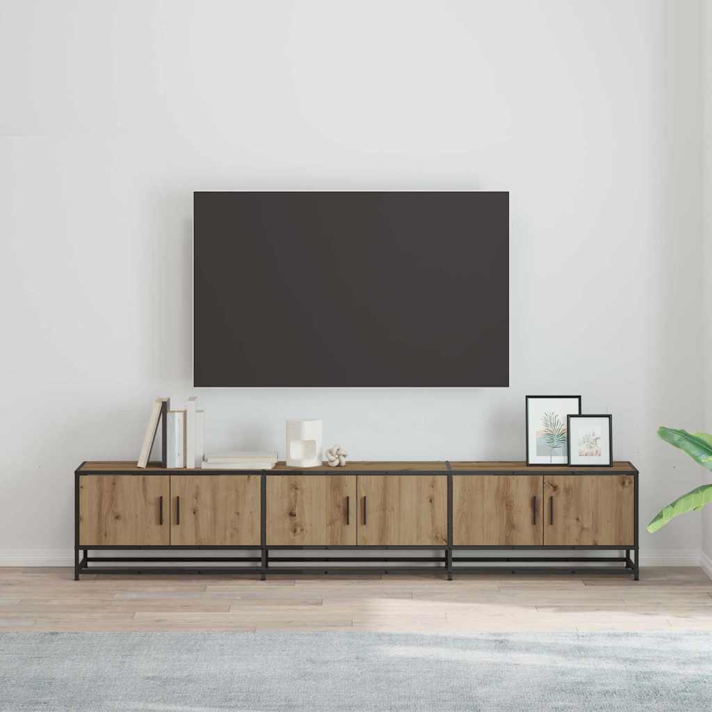 Mobile TV rovere artigianale 210 x 35 x 41 cm Legno multistrato
