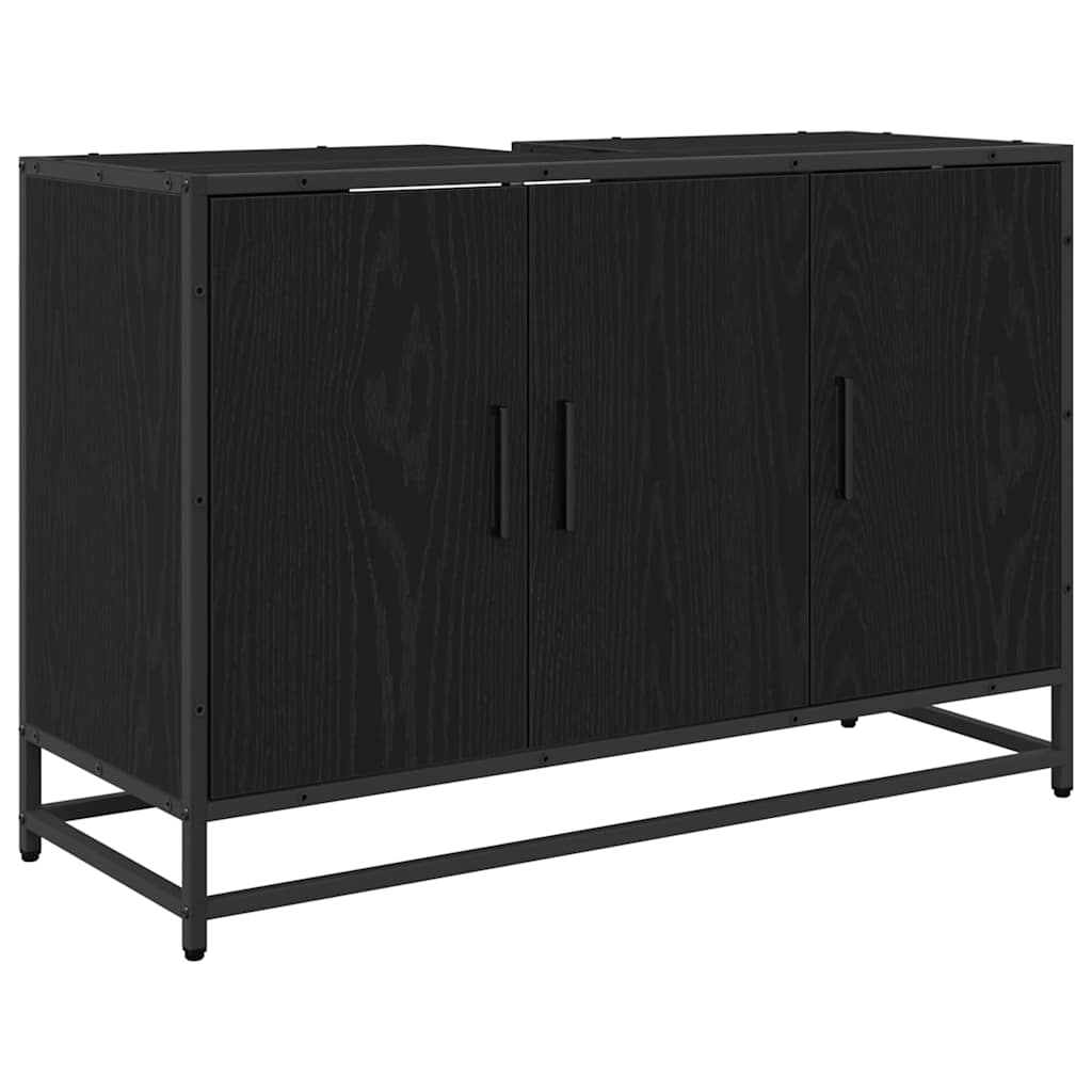 Set di mobili per il bagno 3 pz Rovere artigianale | homemem39