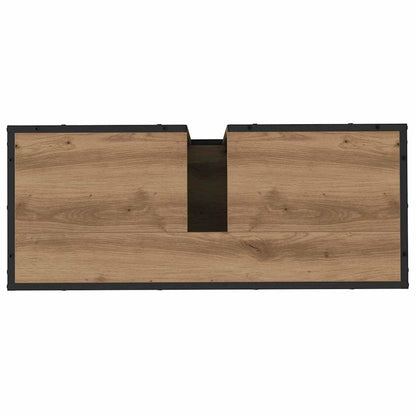 Set di mobili per il bagno 2 pz Rovere artigianale | homemem39