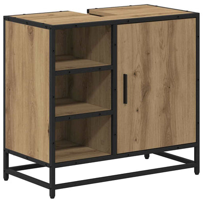 Set di mobili per il bagno 2 pz Rovere artigianale | homemem39