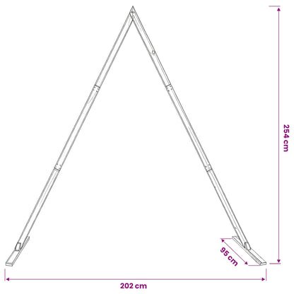 Arco Nuziale Marrone Chiaro 202 x 95 x 254 cm | homemem39