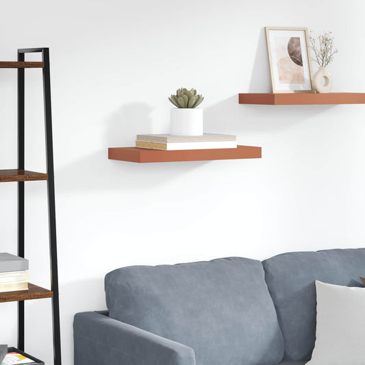 Scaffale da parete Rosso 50 x 23 x 4 cm Legno multistrato