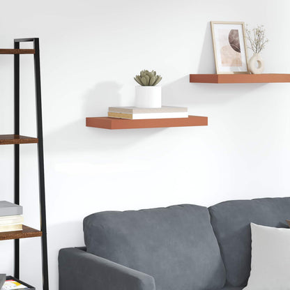 Scaffale da parete Rosso 50 x 23 x 4 cm Legno multistrato