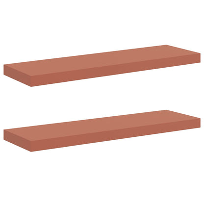 Scaffale da parete 2 pcs Rosso 90 x 23,5 x 4 cm