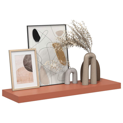 Scaffale da parete 2 pcs Rosso 90 x 23,5 x 4 cm