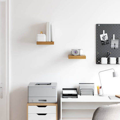 Scaffale da parete 2 pcs Marrone 23 x 23,5 x 4 cm