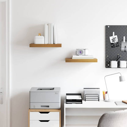 Scaffale da parete 2 pcs Marrone 40 x 23,5 x 4 cm