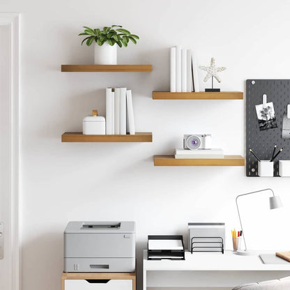 Scaffale da parete 4 pcs Marrone 50 x 23 x 4 cm