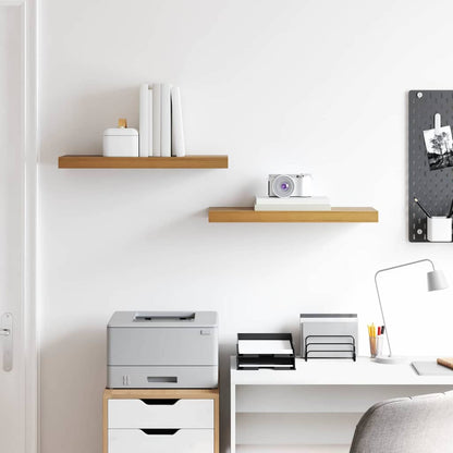 Scaffale da parete 2 pcs Marrone 50 x 23 x 4 cm