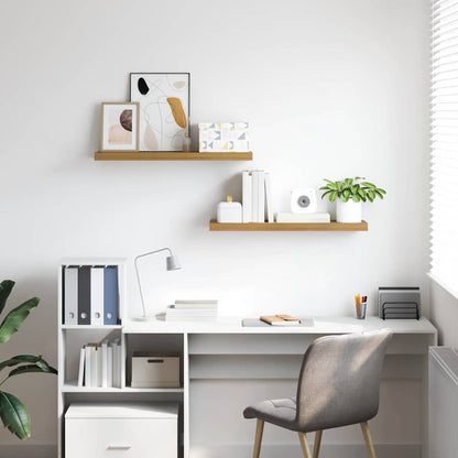 Scaffale da parete 2 pcs Marrone 90 x 23,5 x 4 cm