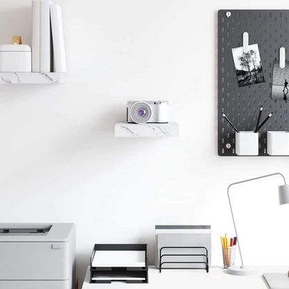 Scaffale da parete Marmo Bianco 23 x 23,5 x 4 cm