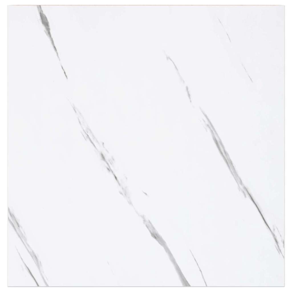 Scaffale da parete 4 pcs Marmo Bianco 23 x 23,5 x 4 cm
