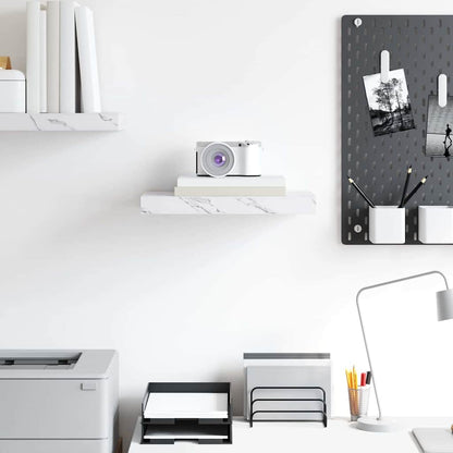 Scaffale da parete Marmo Bianco 40 x 23,5 x 4 cm