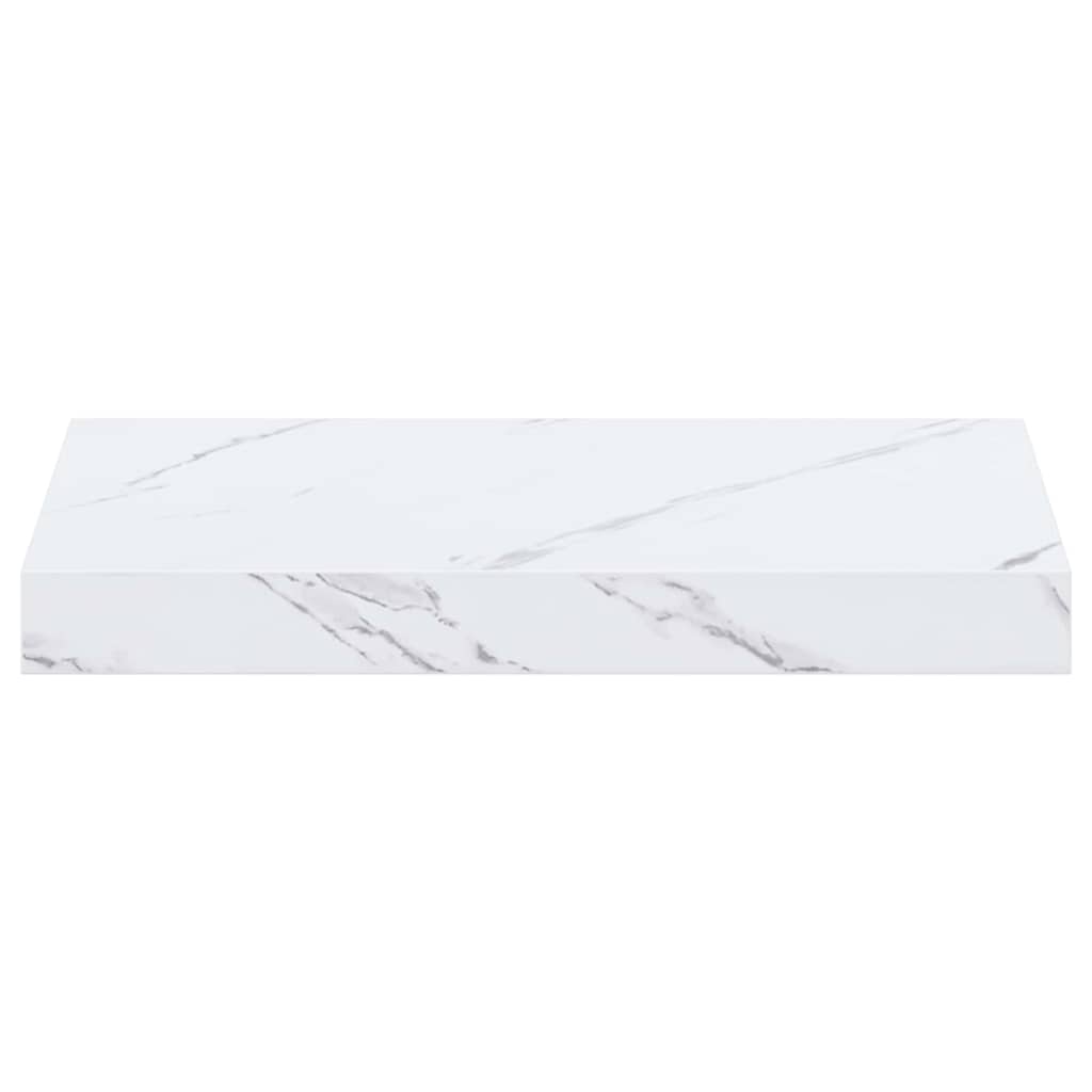 Scaffale da parete 2 pcs Marmo Bianco 40 x 23,5 x 4 cm