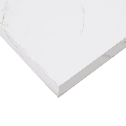 Scaffale da parete Marmo Bianco 60 x 23 x 4 cm | homemem39