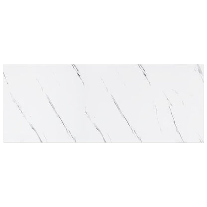 Scaffale da parete 2 pcs Marmo Bianco 60 x 23,5 x 4 cm