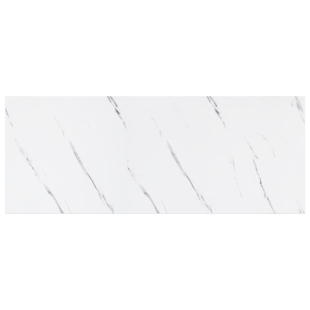 Scaffale da parete 2 pcs Marmo Bianco 60 x 23,5 x 4 cm