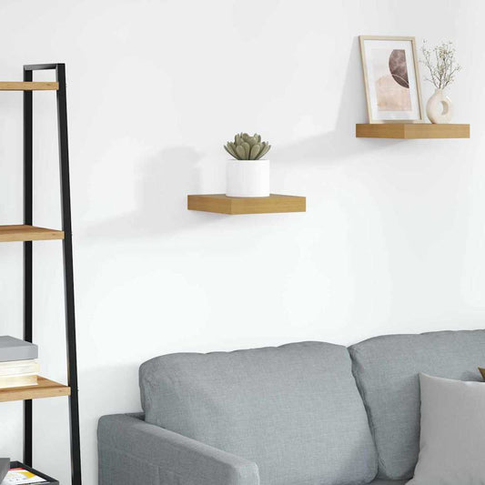 Scaffale da parete Beige 23 x 23,5 x 4 cm Legno multistrato | homemem39