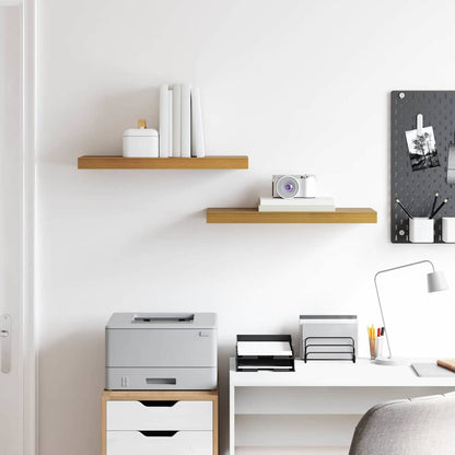 Scaffale da parete 2 pcs Beige 60 x 23,5 x 4 cm