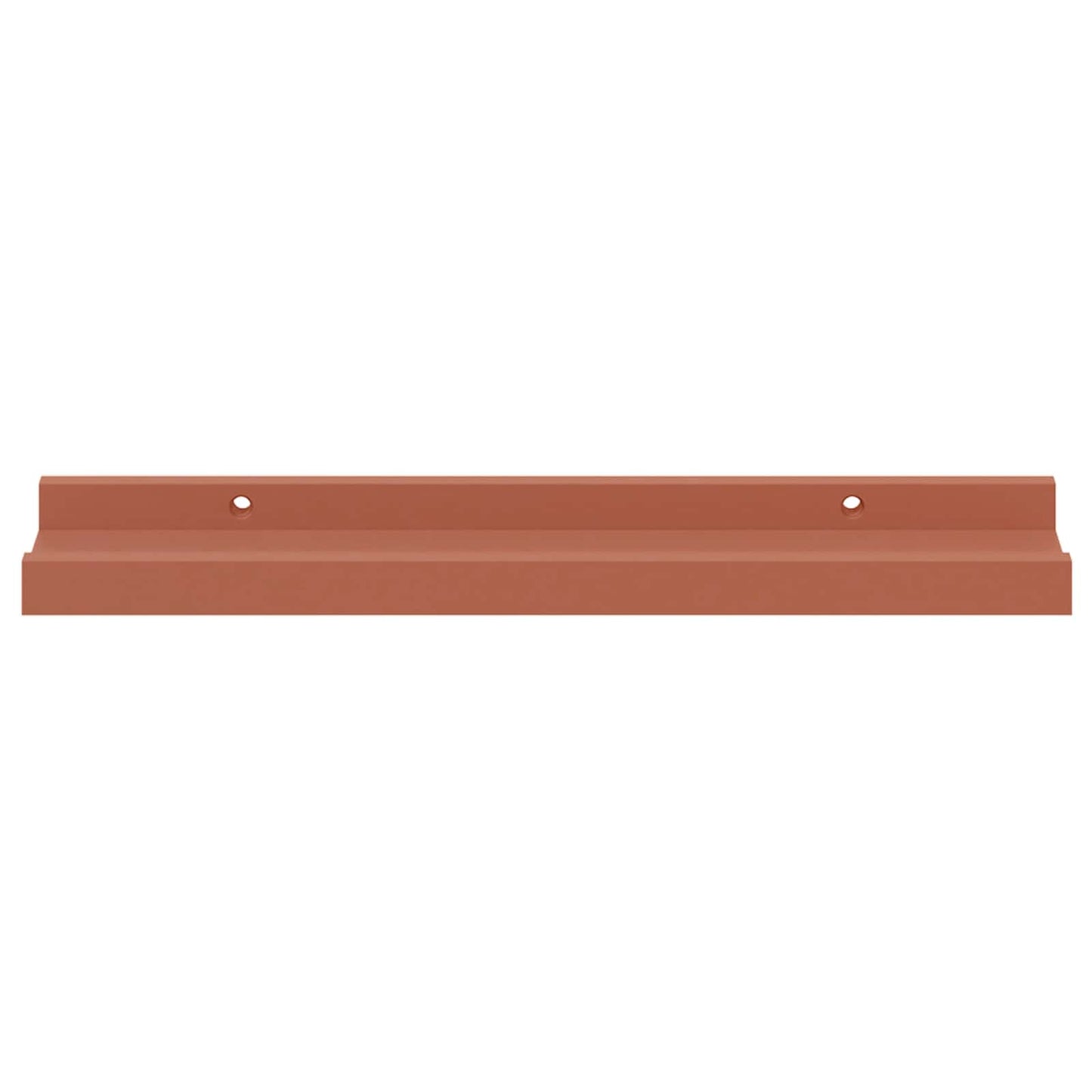 Scaffale da parete 2 pcs Rosso 40 x 9 x 3 cm Legno multistrato