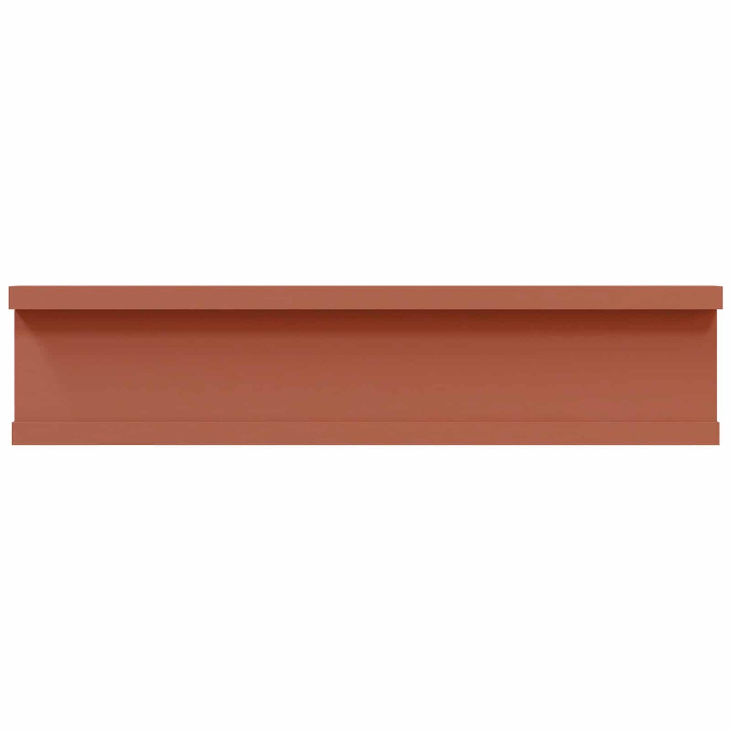 Scaffale da parete 2 pcs Rosso 40 x 9 x 3 cm Legno multistrato