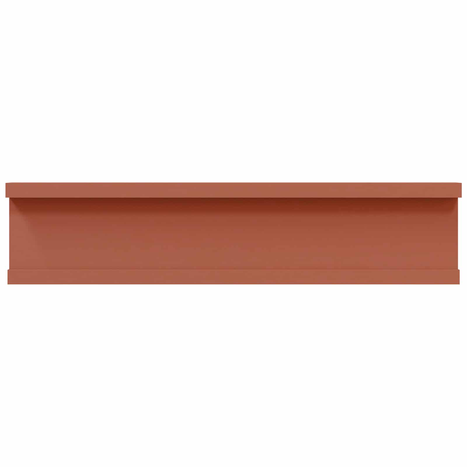 Scaffale da parete 2 pcs Rosso 40 x 9 x 3 cm Legno multistrato | homemem39